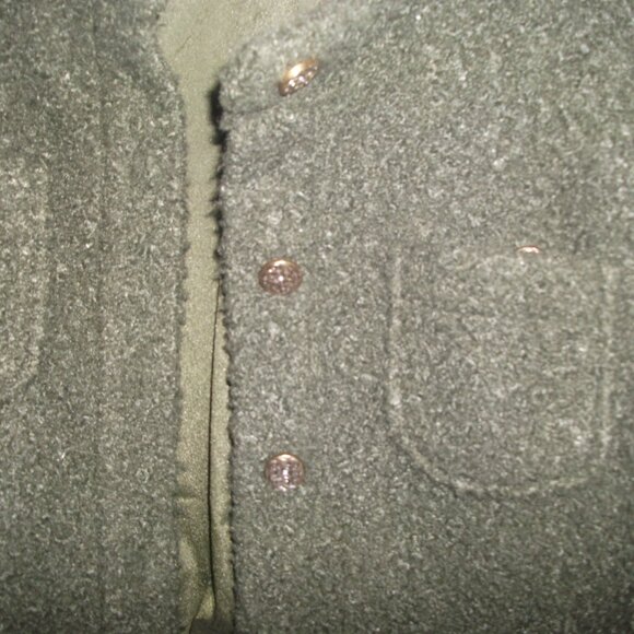 Vintage Cropped Jacket, Green Small - Picture 4 of 8